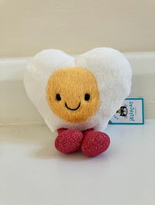JELLYCAT ORIGINAL MEIN NAME IST AMUSEABLES HERZ EI BRANDNEU MIT ETIKETT A6BEHE