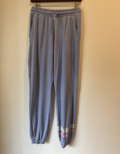 Vineyard Vines Striped Knit Jogger Pants Drawstring Pockets Blue Girls 16