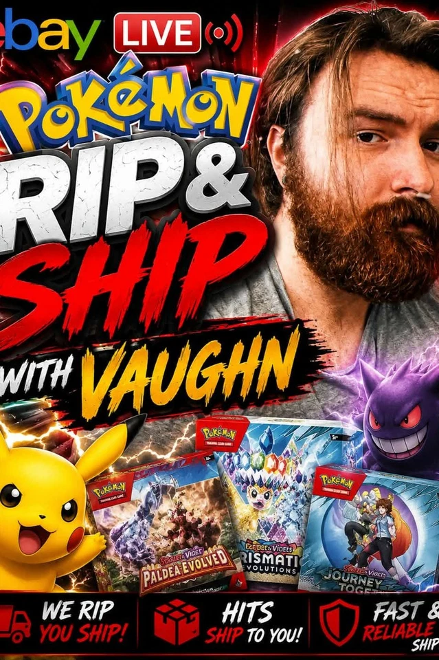 🎉POKEMON RIP & SHIP W/ VAUGHN 🎉