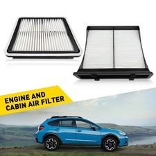 Combo Set Engine Cabin Air Filter For 09-18 Forester Wrx Impreza Xv Crosstrek Ej
