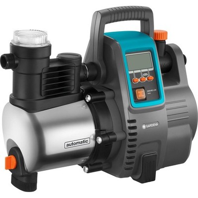 Gardena Haus- & Gartenautomat 6000/6 LCD inox Hauswasserwerk Gartenpumpe 1300W