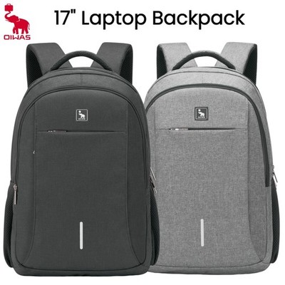 17'' Laptop Backpack For Men Women 29L Work Travel Bag School Book Bag Black/Gray