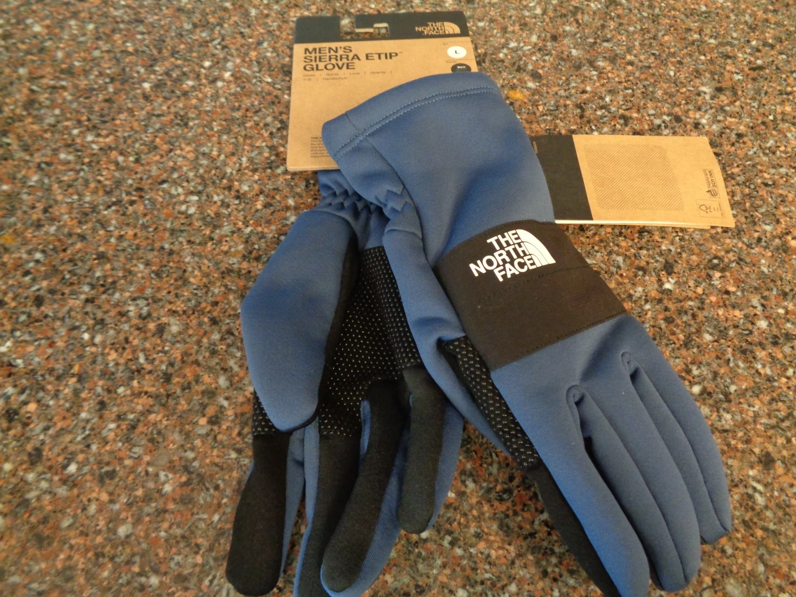 The North Face Men's Large Sierra Etip Gloves Shady Blue Tech Friendly New
Opens in a new window or