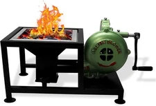 Simond Store Blacksmithing Coal Forge Furnace with Hand Blower