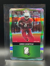 GREG DORTCH GREEN CARDINALS FOIL NFL UNO ELITE FOOTBALL