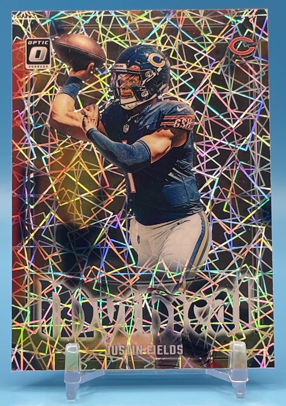 2023 Panini Donruss Optic - Mythical Justin Fields #1 SSP CASE HIT