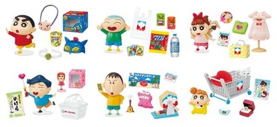 RE-MENT 7732554 Buntstift Shin-chan Einkaufen bei Sato Kokono Kadou! 1 BOX H4,5