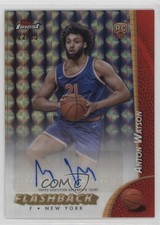 2024-25 Finest Flashback Black Geometric Refractor 22/25 Anton Watson Auto 1cc0