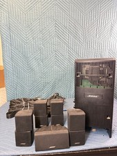 Bose Acoustimass 10 Series IV Complete W/ Cables 5.1 Speaker System UNTESTED
