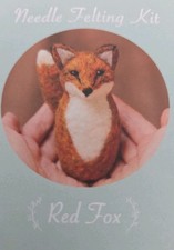Needle Felted Red Fox Crafting Kit Missing Needles READ Instruction Booklet