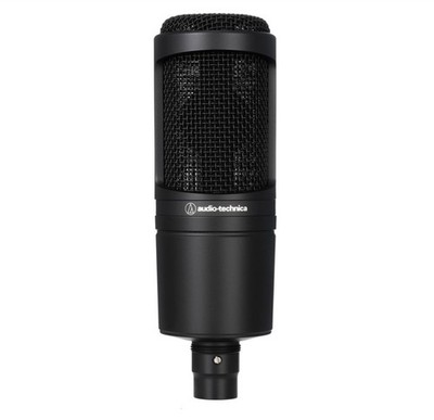 Audio-Technica AT2020 Cardioid Condenser Microphone, Medium-Diaphragm