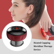 Smart Cupping Therapy Massager Kit - Electric Heated Vacuum Gua Sha Suction Cup