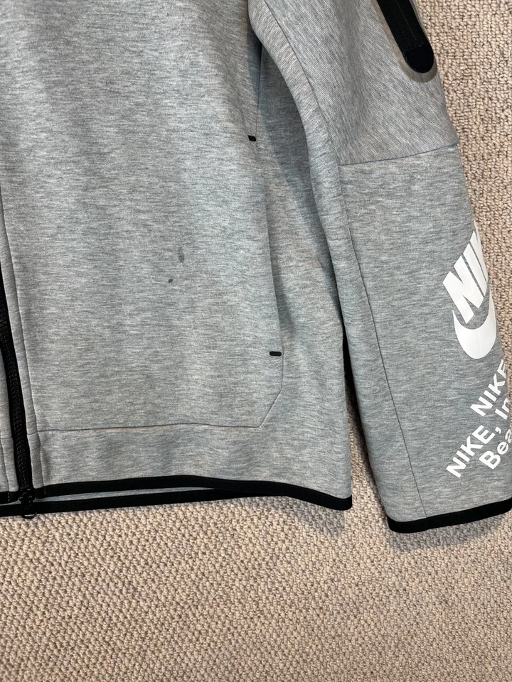 Nike Tech Fleece GX Full Zip Windrunner Hoodie Jacket Grey Medium DM6474-063, photo 4 of 5