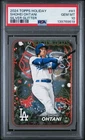 2024 Topps Holiday - Shohei Ohtani #H1 Silver Glitter Los Angeles Dodgers PSA 10