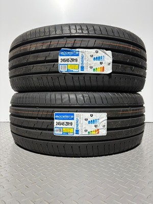 2 x 245/45ZR19 102Y XL ACCELERA TYRES 245 45 19 EXTRA LOAD 245