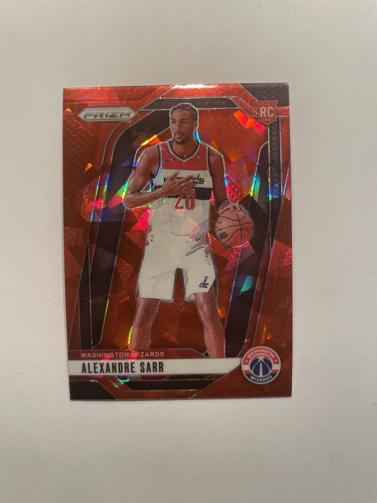 2024-25 Panini Prizm Basketball Alexandre Sarr #264 Rookie RC - Red Ice Prizm
