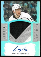 2023-24 UD Exquisite Hockey Alex Laferriere RC Patch Auto /78