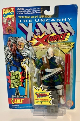 Vintage 1993 ToyBiz CABLE 3rd Edition Marvel Comics The Uncanny X-Men X-Force