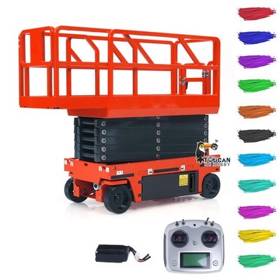 1/14 RC Hydraulische Hubarbeitsbühne 2.5MPa Druck Magnetische Seitentürschlösser