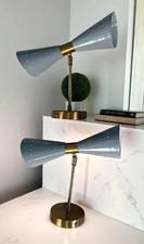 Stilnovo Style Brass Wall Sconce - Mid Century Modern Italian Lighting
