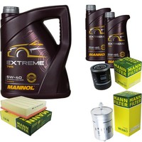Mann Inspektionspaket 7L Mannol Extreme 5W-40 FüR Audi A6 2.4 2.8 Quattro A4 VW