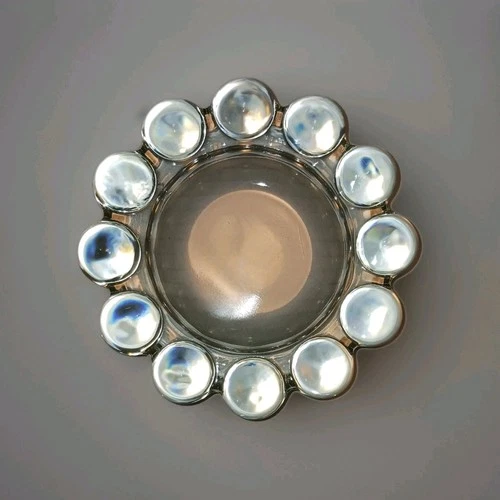 VTG MCM Boopie Bubble Anchor Hocking Clear Glass Trinket Dish Ashtray 5"Wx1.25"H