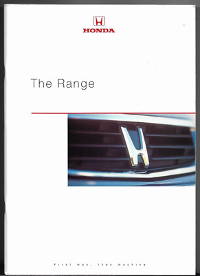 Honda Range 1999-2000 UK Prospekt Civic Integra Accord Prelude Legend NSX S2000