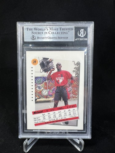 Michael Jordan 1991-92 Skybox #39 BGS 9 GEM HOF Bulls Beckett - Foto 3 di 4
