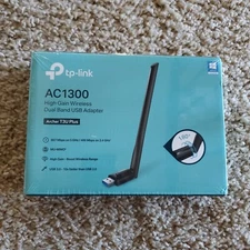 NEW--TP-Link Archer T3U Plus AC1300 High Gain Wireless DUAL BAND USB-3.0 Adapter
