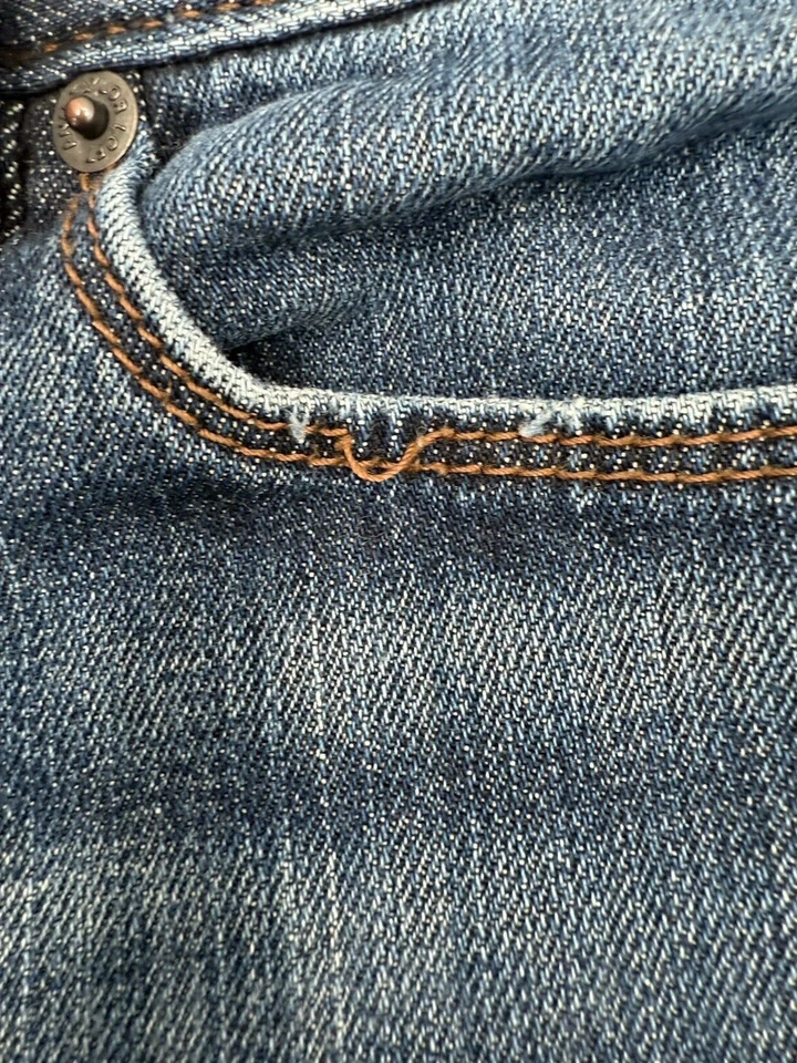 ANN TAYLOR LOFT Modern Boot Fit Stone Wash Blue Denim Jeans Women's Sz 4P PreOwn - Image 3 of 4