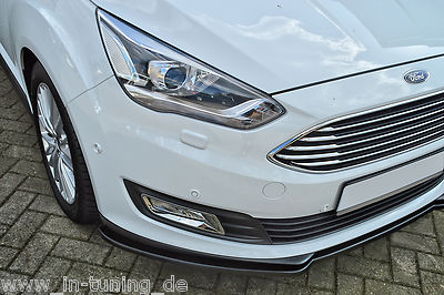 Sonderaktion Spoilerschwert Frontspoilerlippe Cuplippe ABS für Ford C-MAX ABE