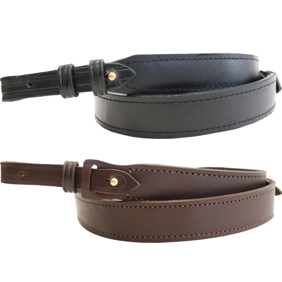 VERDONE Waffengürtel Gewehrgurt Gewehrriemen Rindsleder braun schwarz Gurt Waffenriemen