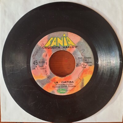 Orchestra Harlow    La Cartera / No Hay Amigo (7'') SALSA NEW YORK FANIA