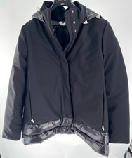 Geox Women's W Gritah Parka Jacket, Black, Size Uk 18