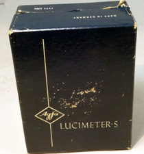 Empty box for AGFA LUCIMETERS S meter