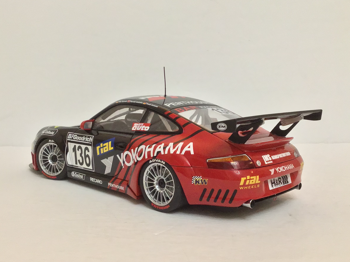 Autoart 1:18 Porsche 911(996) GT3 RSR Nurburgring 2005 YOKOHAMA