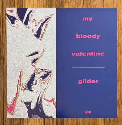 My Bloody Valentine - Glider RARE original promo 12 x 12 poster