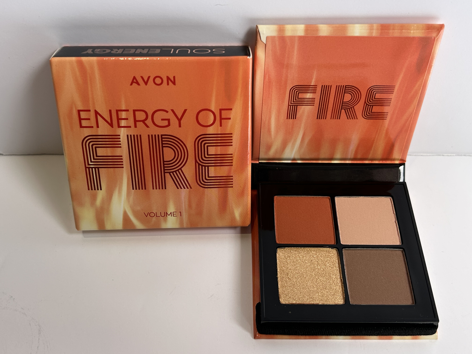Avon Energy Of Fire Eyeshadow Palette Bold Vibrant Makeup Shades