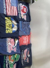 8 Vineyard Vines Long Sleeve T-Shirt Youth Large Santa Flag Football Soccer  