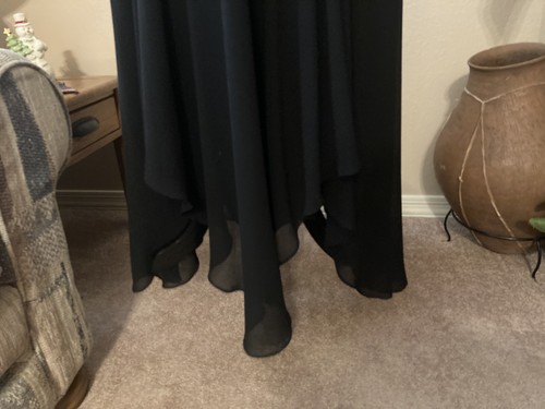 ONYX NITE 2 pc. Black Sparkle Glitter Dress and Semi Sheer Jacket Size 24W NWT - Picture 6 of 11