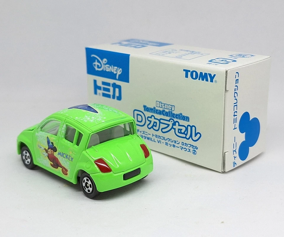 TOMICA Disney D Collection 10 FANTASIA MICKEY MOUSE TOYOTA WILL VI 1/60 TOMY 27 - Image 4 of 4