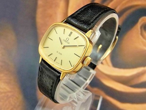 OMEGA Deville 20 Micron Yg Placcatura Custodia Orologio da Donna Mano a  Carica | eBay