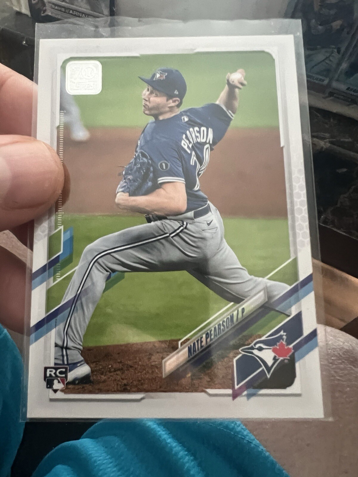 2021 Topps Nate Pearson Rookie Card SSP Photo Variation SP Toronto Blue Jays