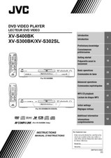 JVC XV-S300SL XV-S320SL XV-S400SL DVD Player Owners Instruction Manual Reprint