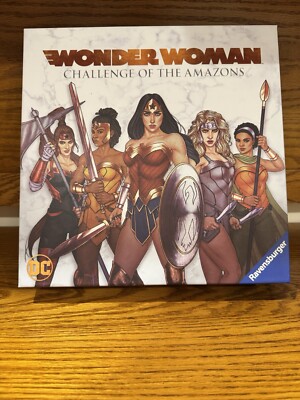 DC Wonder Woman Challenge of The Amazons Board Game Ravensburger - NEW & SEALED!