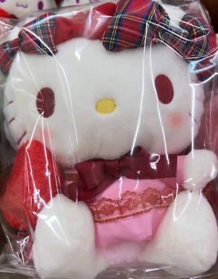 Sanrio Character Hello Kitty Stuffed Toy S ( Ribbon Love ) Plush New Japan