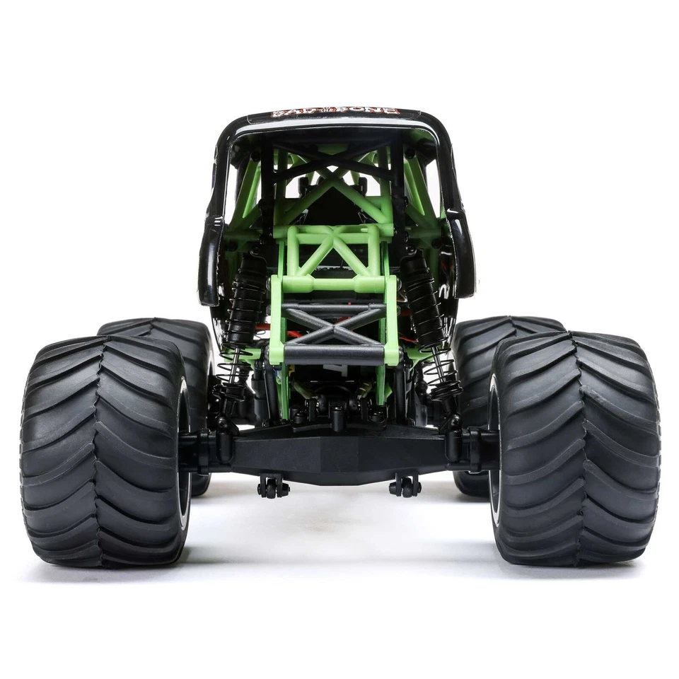 Losi LOS01026T1 1/18 Mini LMT 4X4 Brushed Monster Truck RTR, Grave Digger - Image 4 of 4