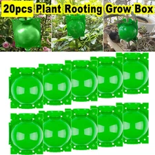 20pcs Green Plant Root Growing Grafting Ball High Pressure Propagation Box Pod