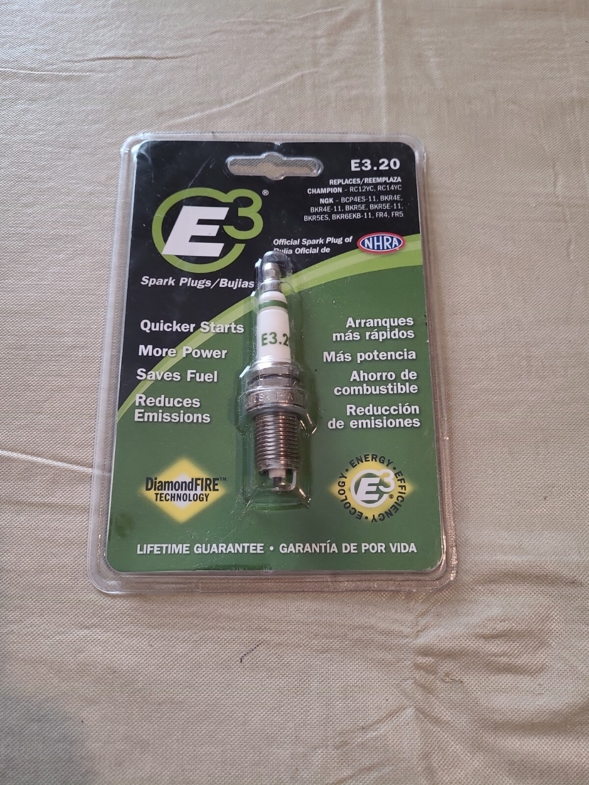  E3.20 Spark Plugs With Diamond Fire Technology Replaces many plugs.Small engine