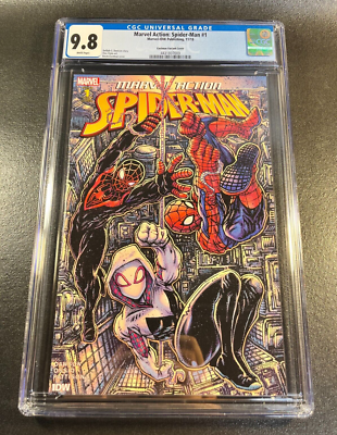 MARVEL ACTION SPIDER-MAN 1 CGC 9.8 Variant 1:25 Kevin EASTMAN